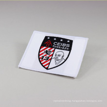 Quality private custom tagless neck tags size iron on satin cloth woven garment clothing label